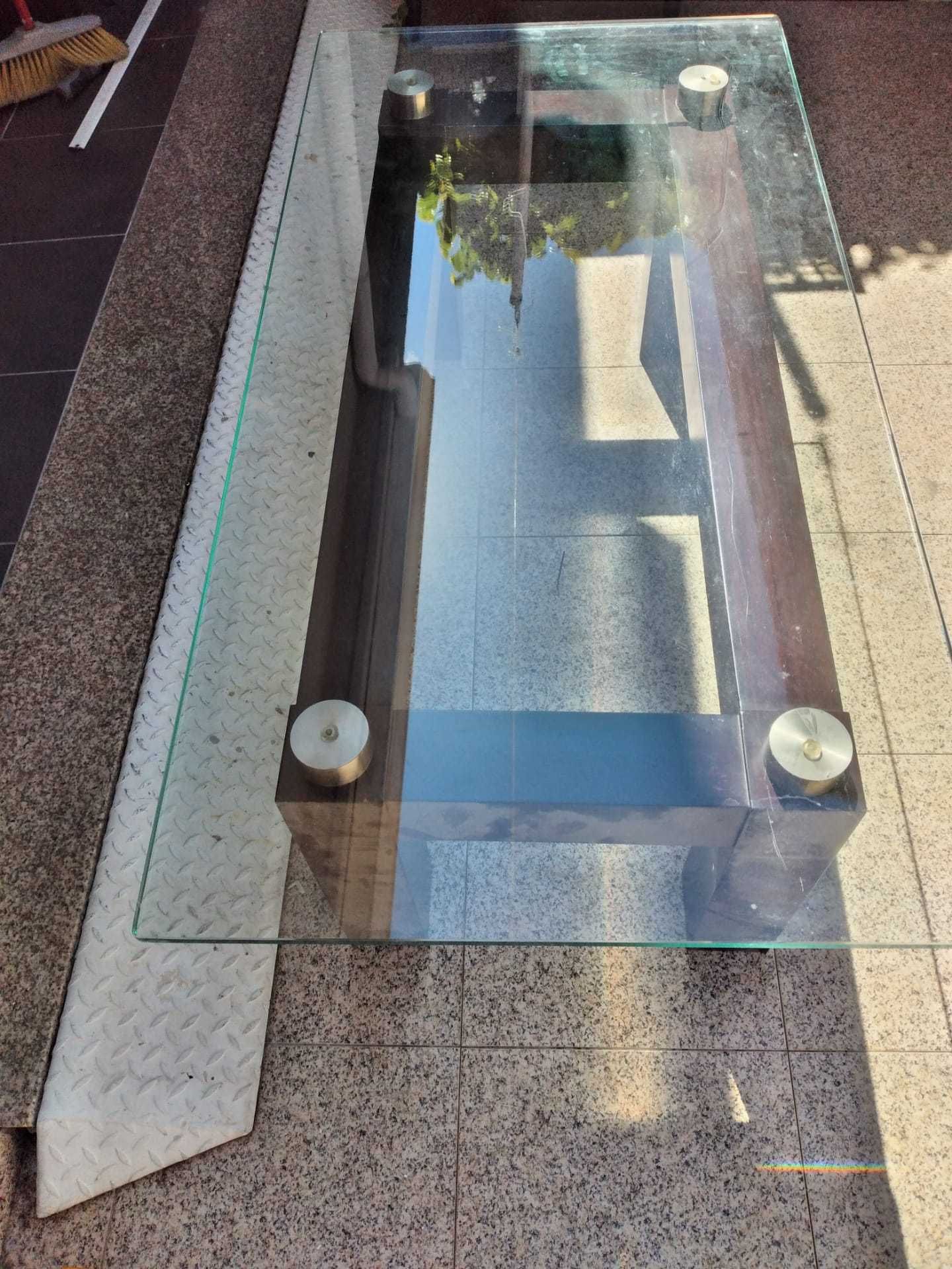 Mesa de centro vidro