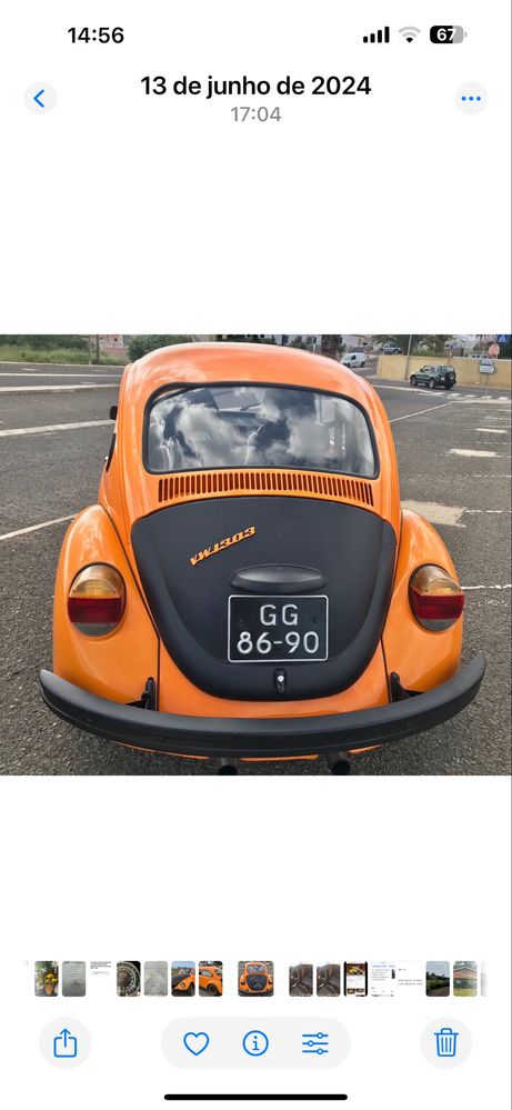 VW carocha de 1972