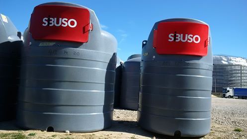 NOWOŚĆ!!! SiBUSO Zbiornik na paliwo Dwupłaszczowy CPN ON Diesel 2500l