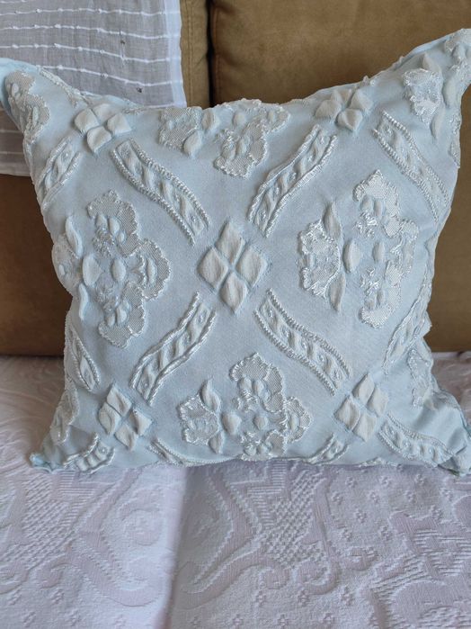 Almofada decorativa azul