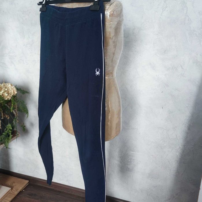 Spyder granatowe legginsy leginsy bawełniane r.M /S