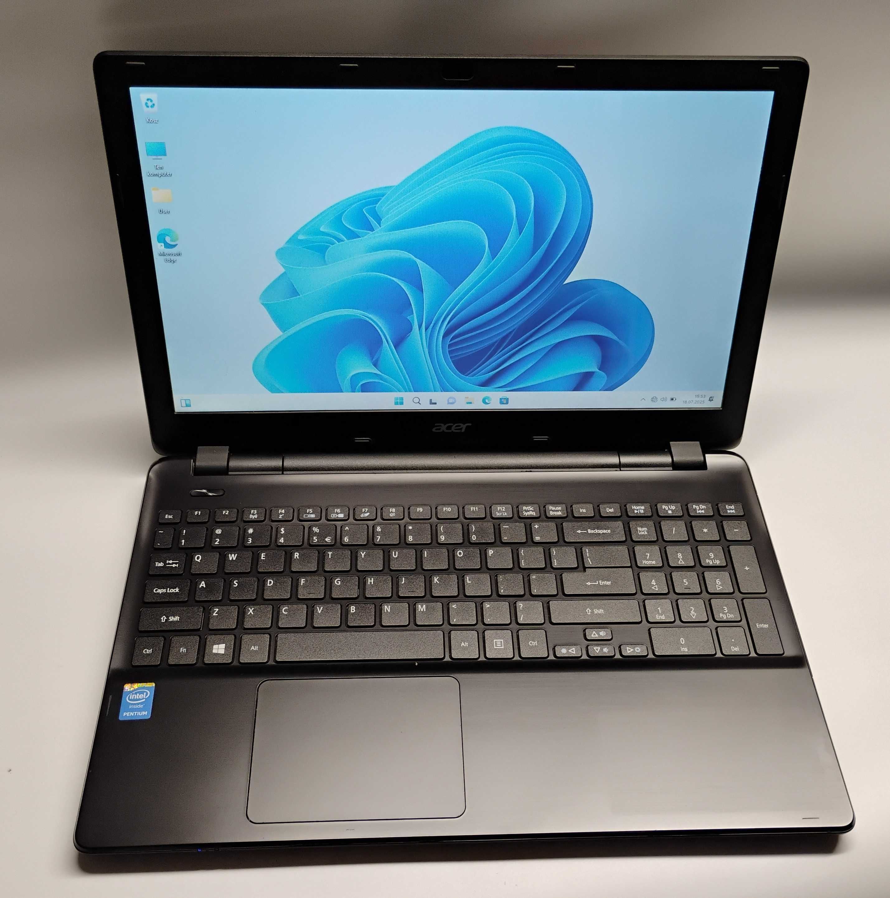 Laptop Acer  E5-511  intel/8GBRAM/256 SSD  BDB STAN Do pracy, nauki.