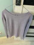 Sweter liliowy wiosenny