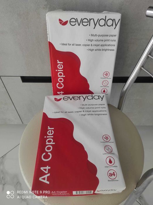 Бумага А4 формата для принтера.