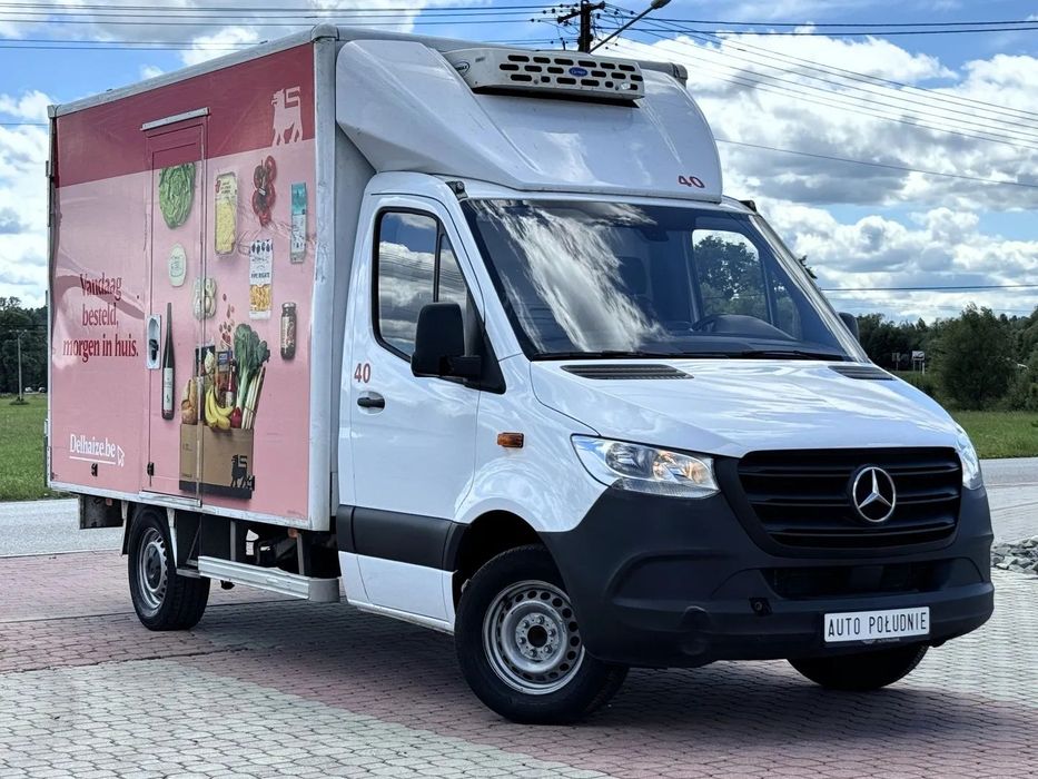 Mercedes-Benz Sprinter  Rama z chłodnią USZKODZONA