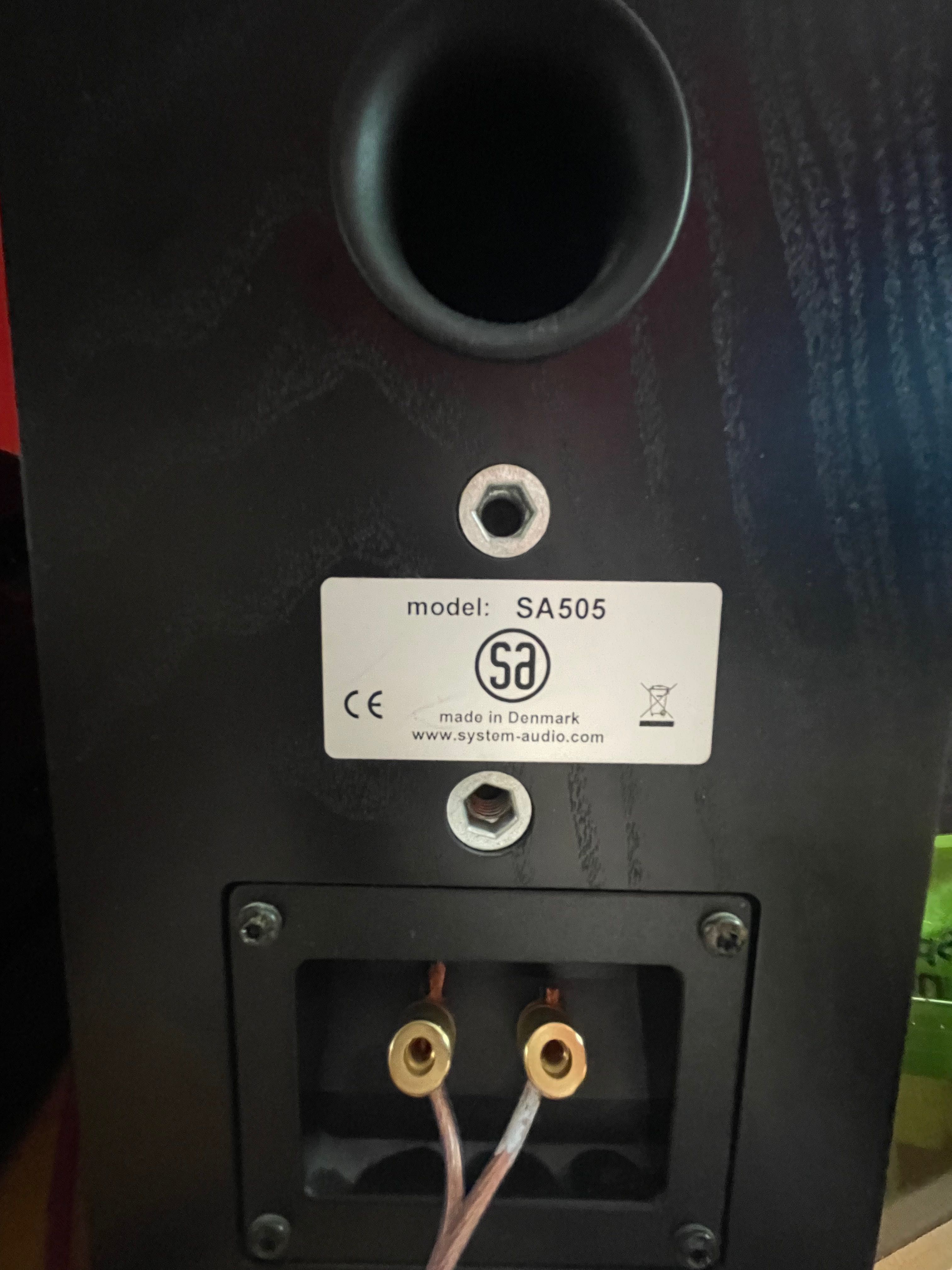 Duńskie SA System Audio Sa505 kolumny podstawkowe monitory