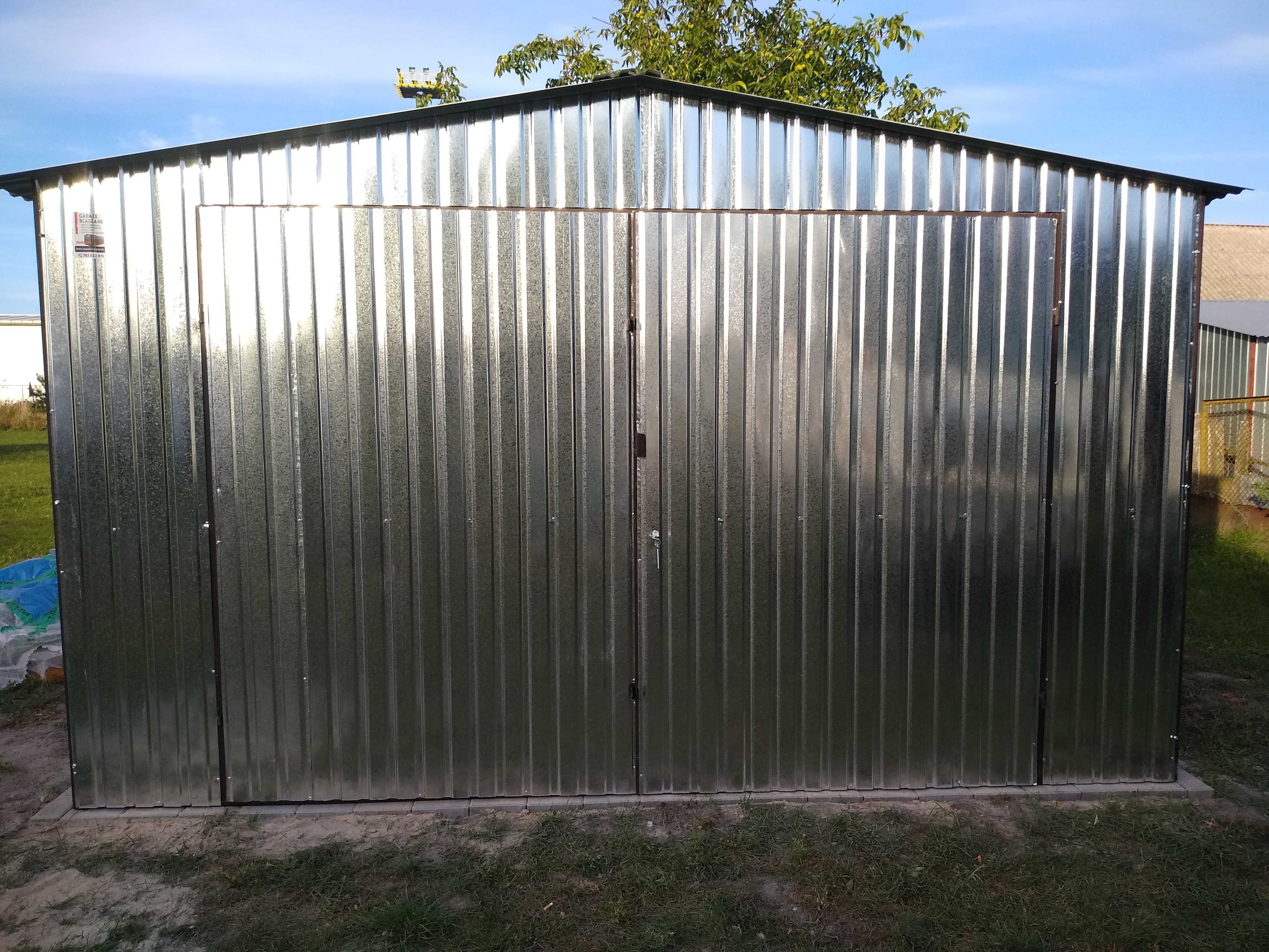 Garaże blaszane 3x5, 3x6 4x5 4x6 6x5
