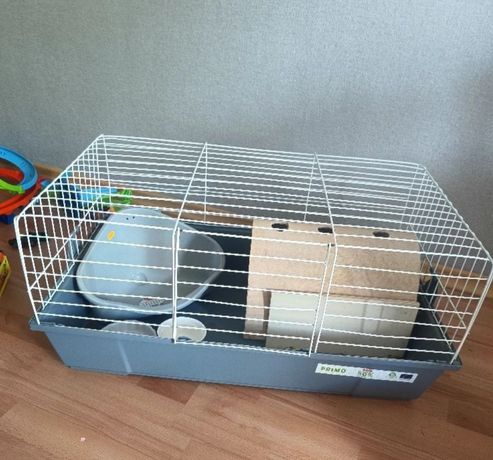 Klatka dla świnki morskiej z akcesoriami