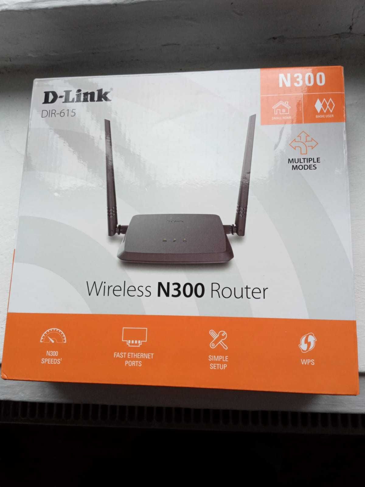 WiFi роутер D-LINK DIR-615 wireless-N300 маршрутизатор