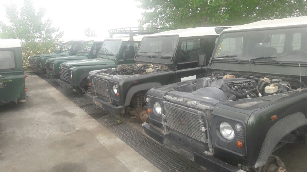 Peças Land Rover Defender 90, 110, 130 tdi td5 td4