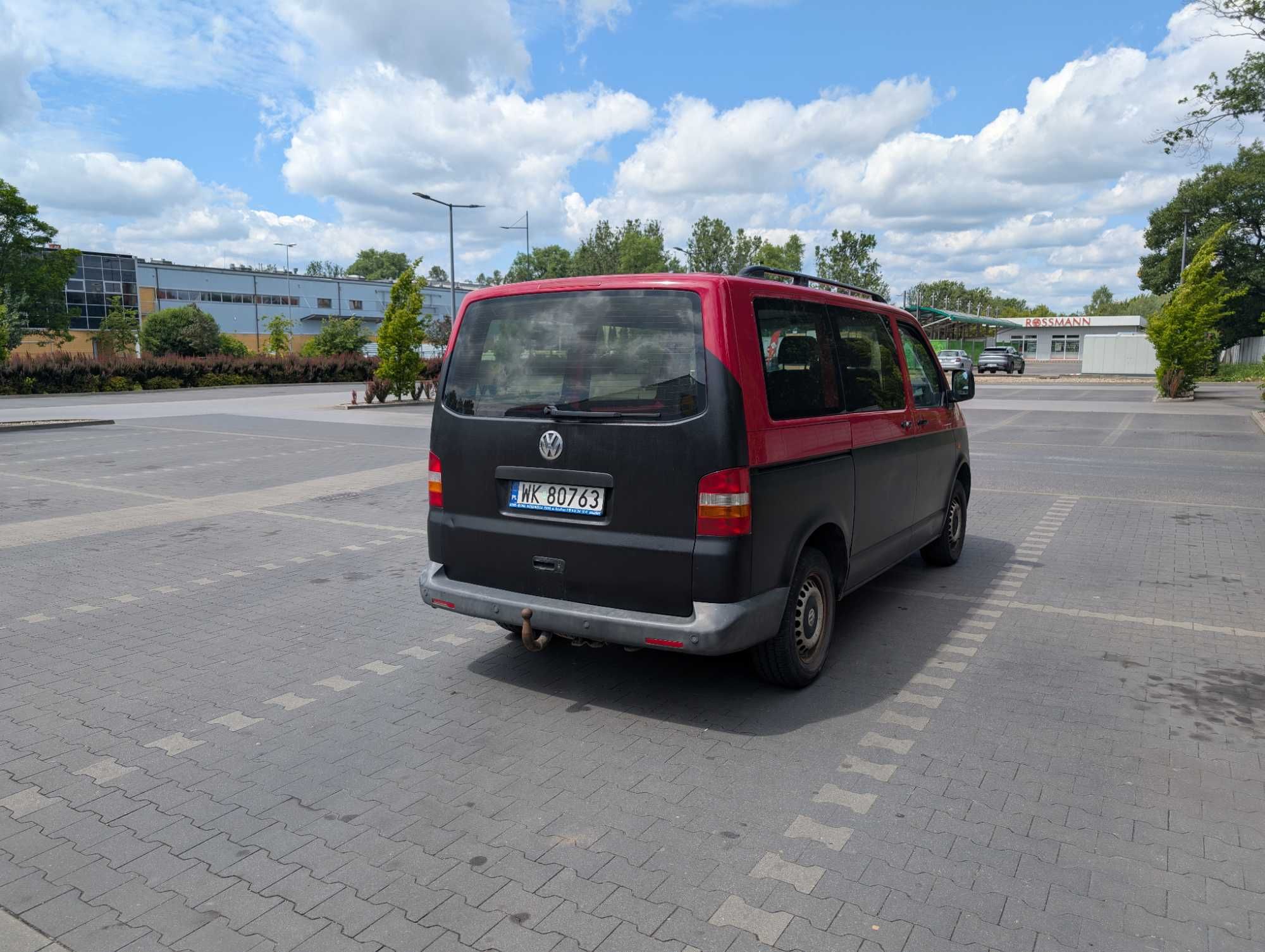 Volkswagen Transporter T5 2.5tdi 2004r. 3os. ciężarowy