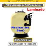Filtro de Areia Laminado 600 de 145Kg C/Válvula 6 Vias (até 95m3)