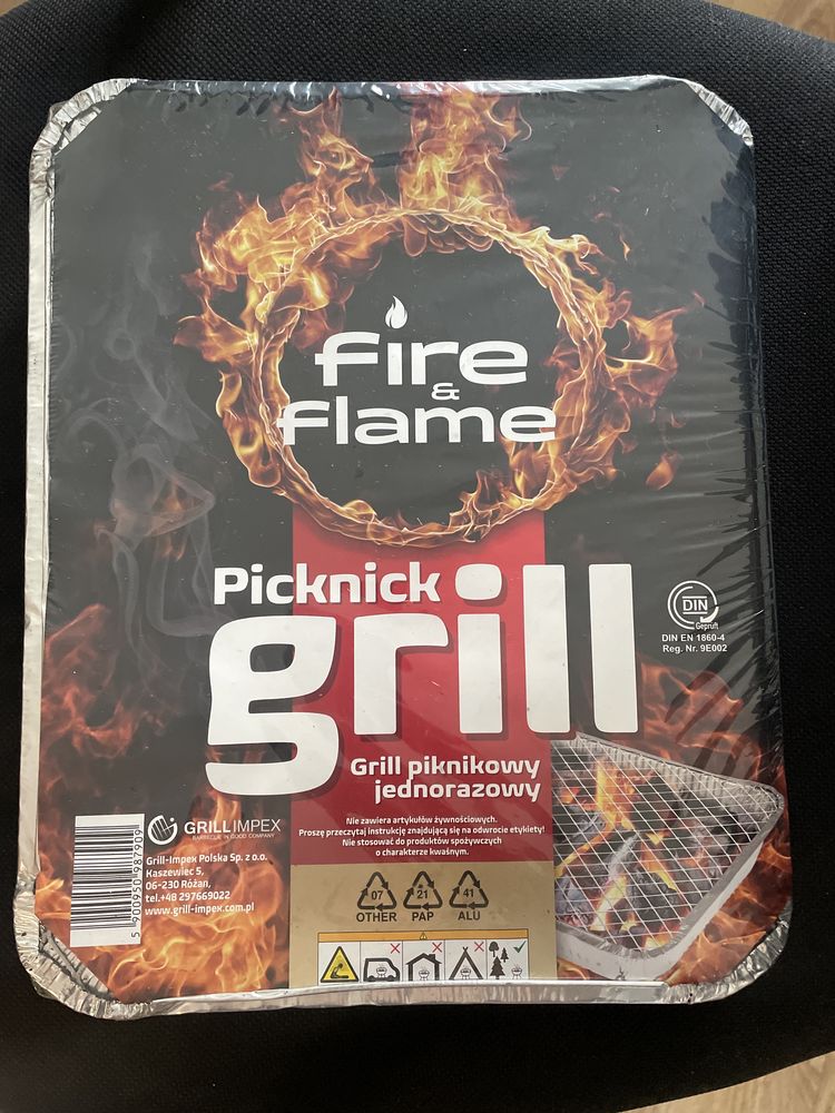 Grill jednorazowy + podpałka gratis