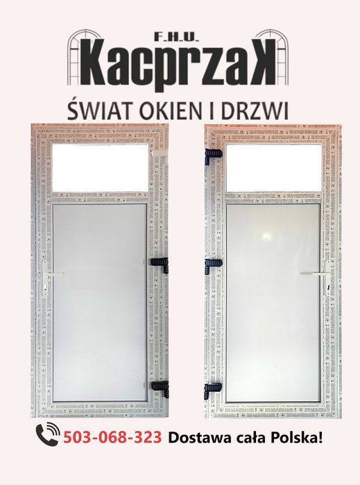 Drzwi Zewnętrzne 90x200 KACPRZAK Nowe PCV Sklepowe Lider OLX