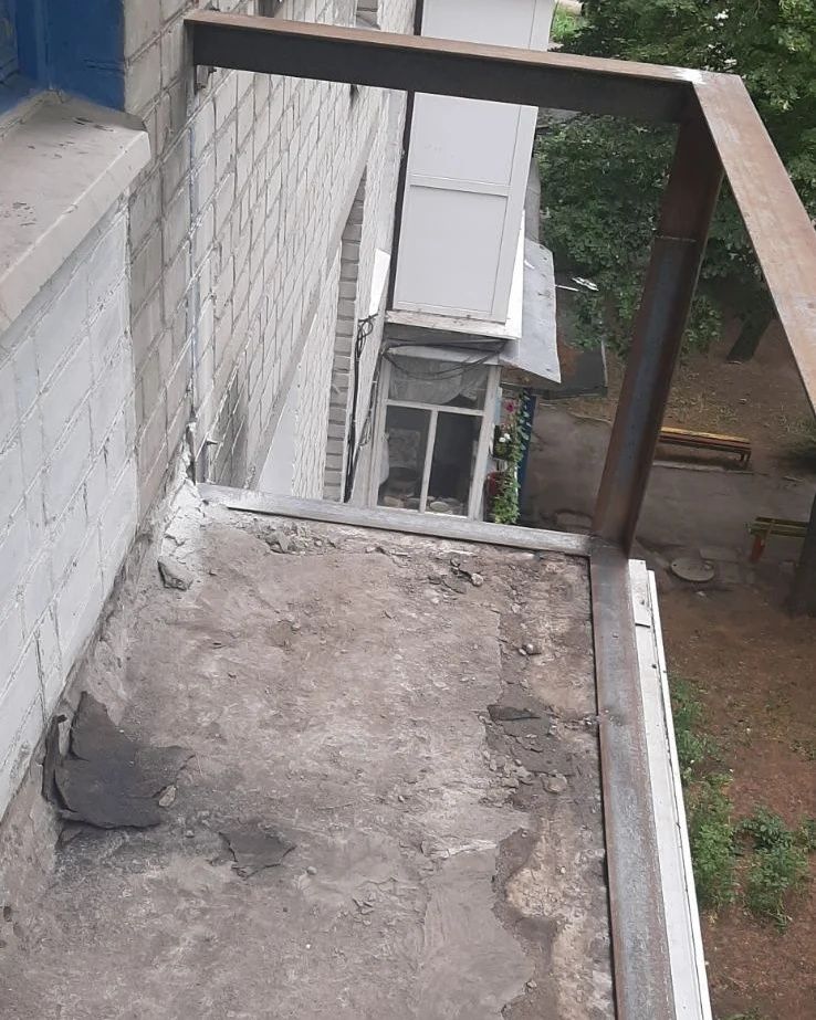 Реставрация балконов,балкон,металлоконструкции реставрація балконів