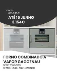 Forno combinado a vapor Gaggenau serie 200