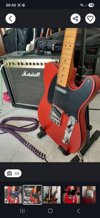 Squier telecaster 40th aniversário