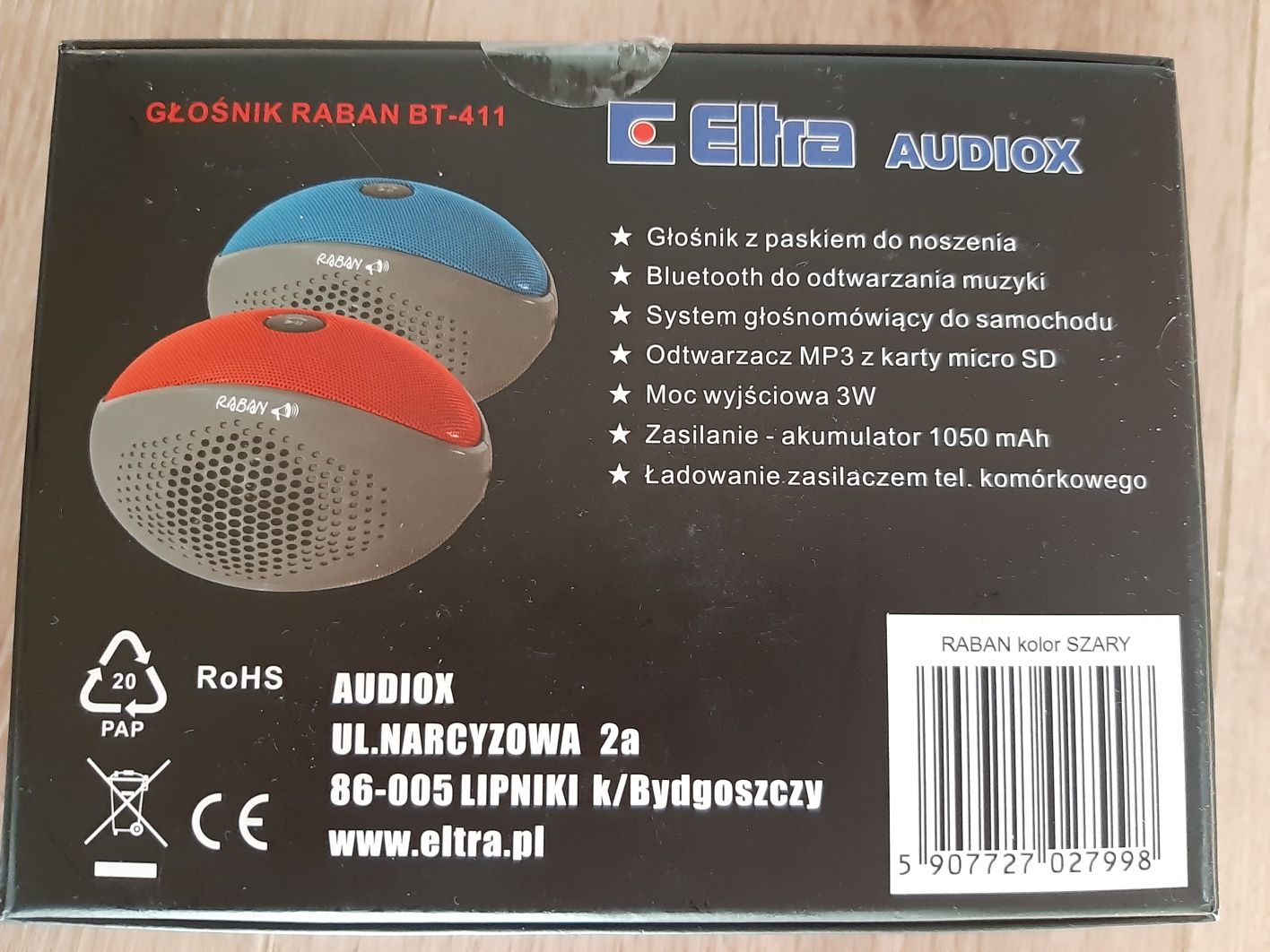 Głośnik bezprzewodowy Raban