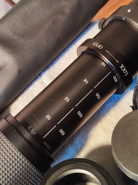 Objetiva telefoto 420-800mm Canon RF + Conversor 2x