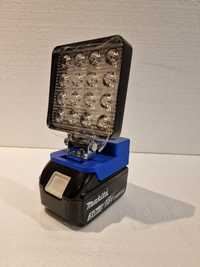 Lampa z adapterem do baterii Makita 18V