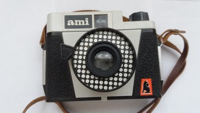 , Starocie różności Aparat fotograficzny AMI WZFO Pudełko 1969