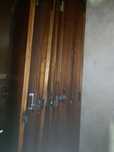 Portas em mogno com ferragens