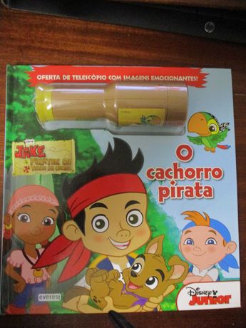 Livro Infantil- Jake Os Piratas da Terra do Nunca- O Cachorro Pirata