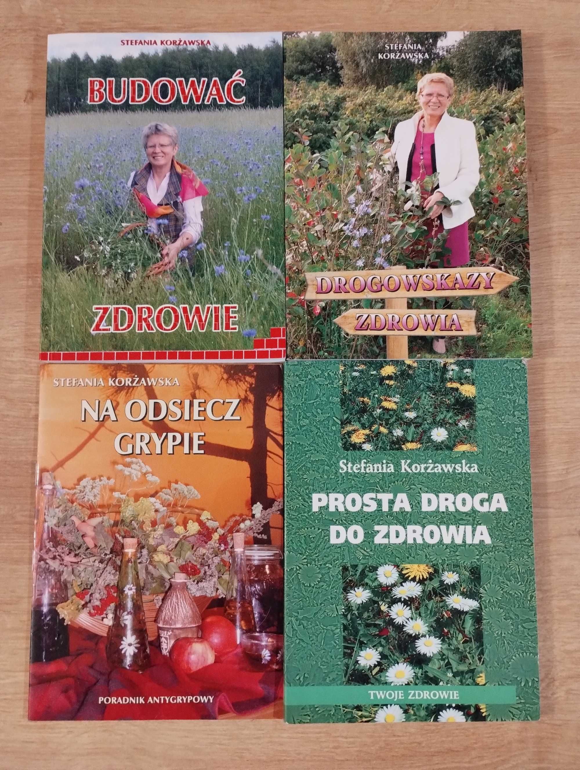 4x Stefania Korżawska Budować zdrowie drogowskazy prosta droga grypie