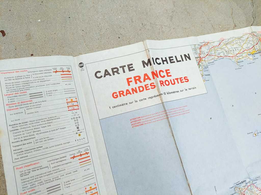 Марa França - Carte Michelin France Grandes Routes