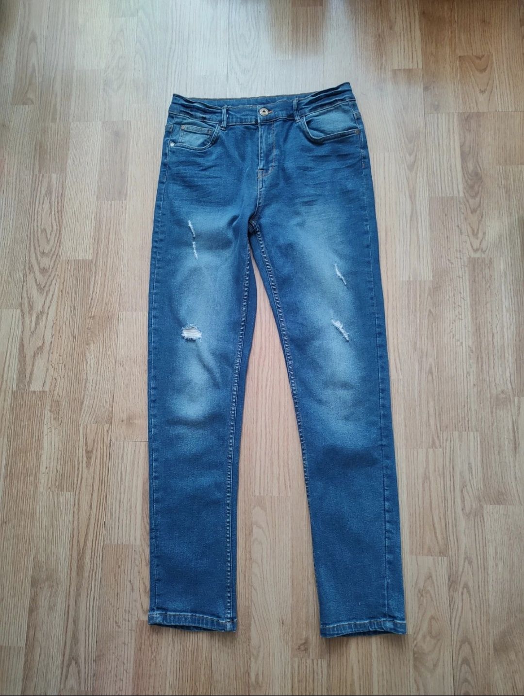 Spodnie jeansowe chłopięce rozmiar 158