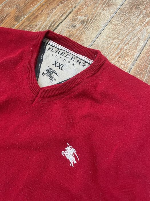 Malha Vermelha Burberry