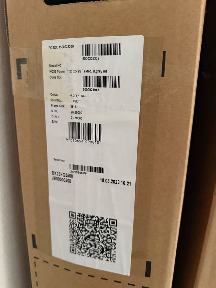 Rowery elektryczne HusqvarnaTowner 2 silnik BOSCH 250W