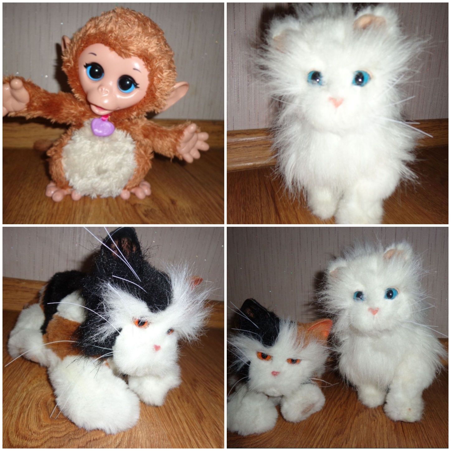 Интерактивная смешливая обезьянка котенок Лулу FurReal Friends Hasbro