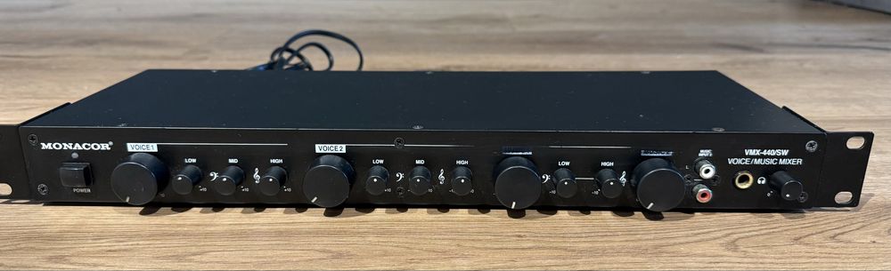 Mikser audio Monacor WMX-440/SW