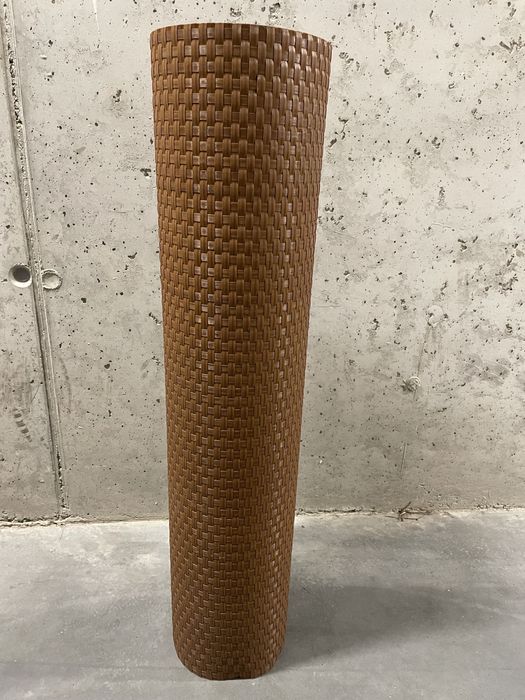 Technorattan mata osłona na balkon brązowa