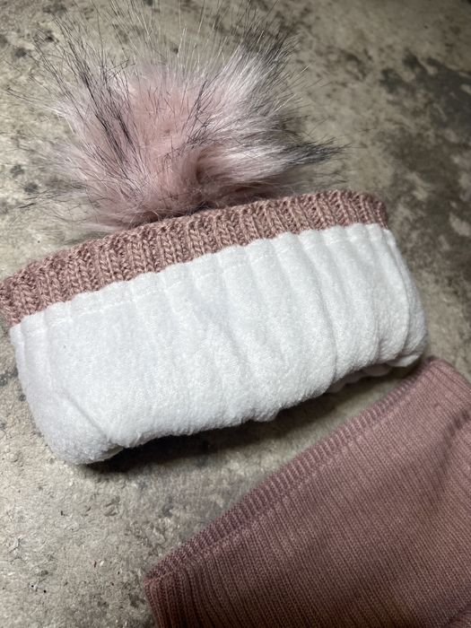 Зимний комплект, шапка, хомут