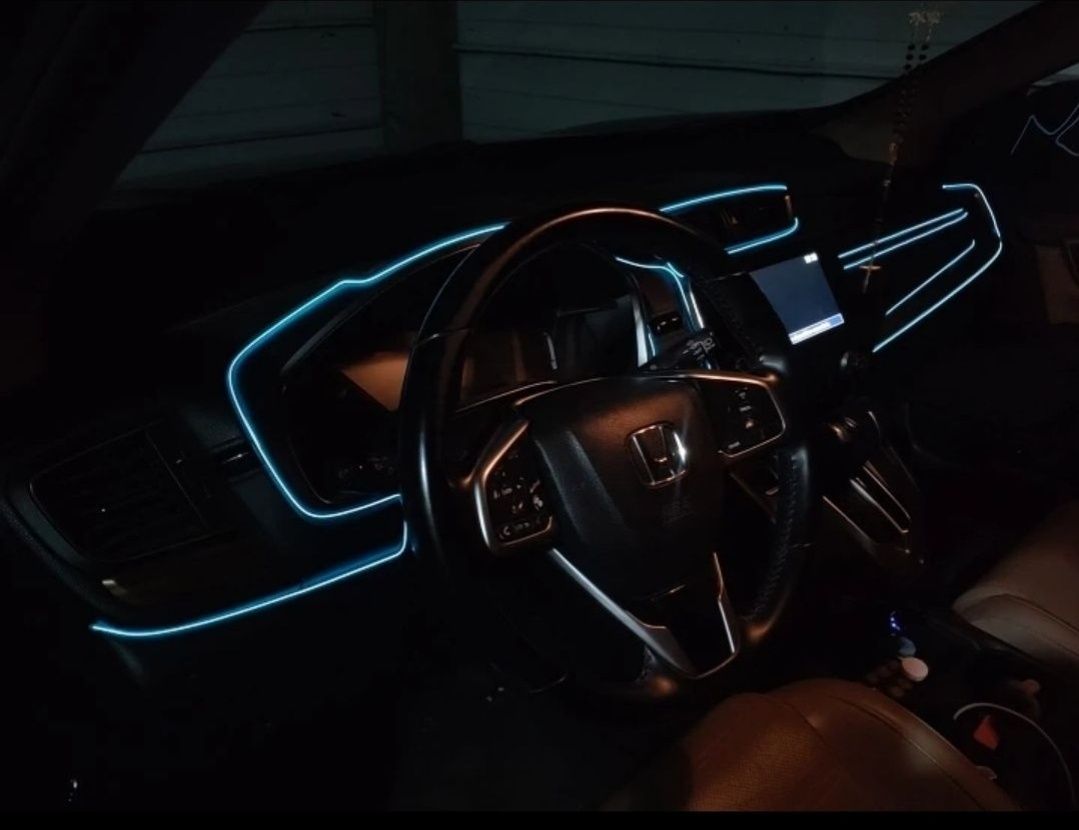 LED Холодный неон Гибкая лента в автомобиль подсветка