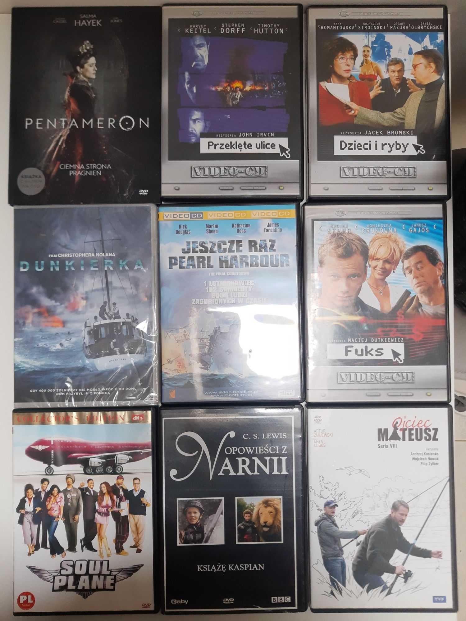 Zestaw filmów DVD