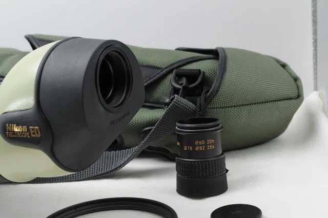 como novo Nikon Fieldscope ED D=82 com ocular de 25x