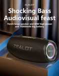 ZEALOT S87 głośnik Bluetooth 80W - IPX6 - 16000mAh