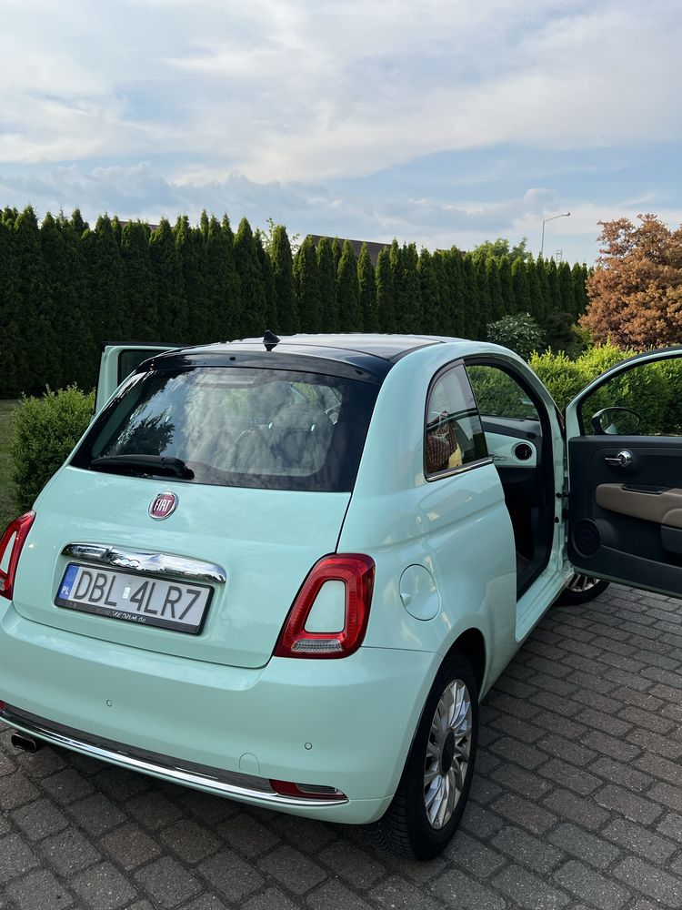 Fiat 500 miętowy