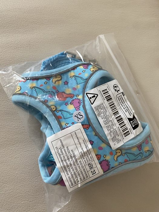 Жилетка для собак світловідбиваюча + повідок