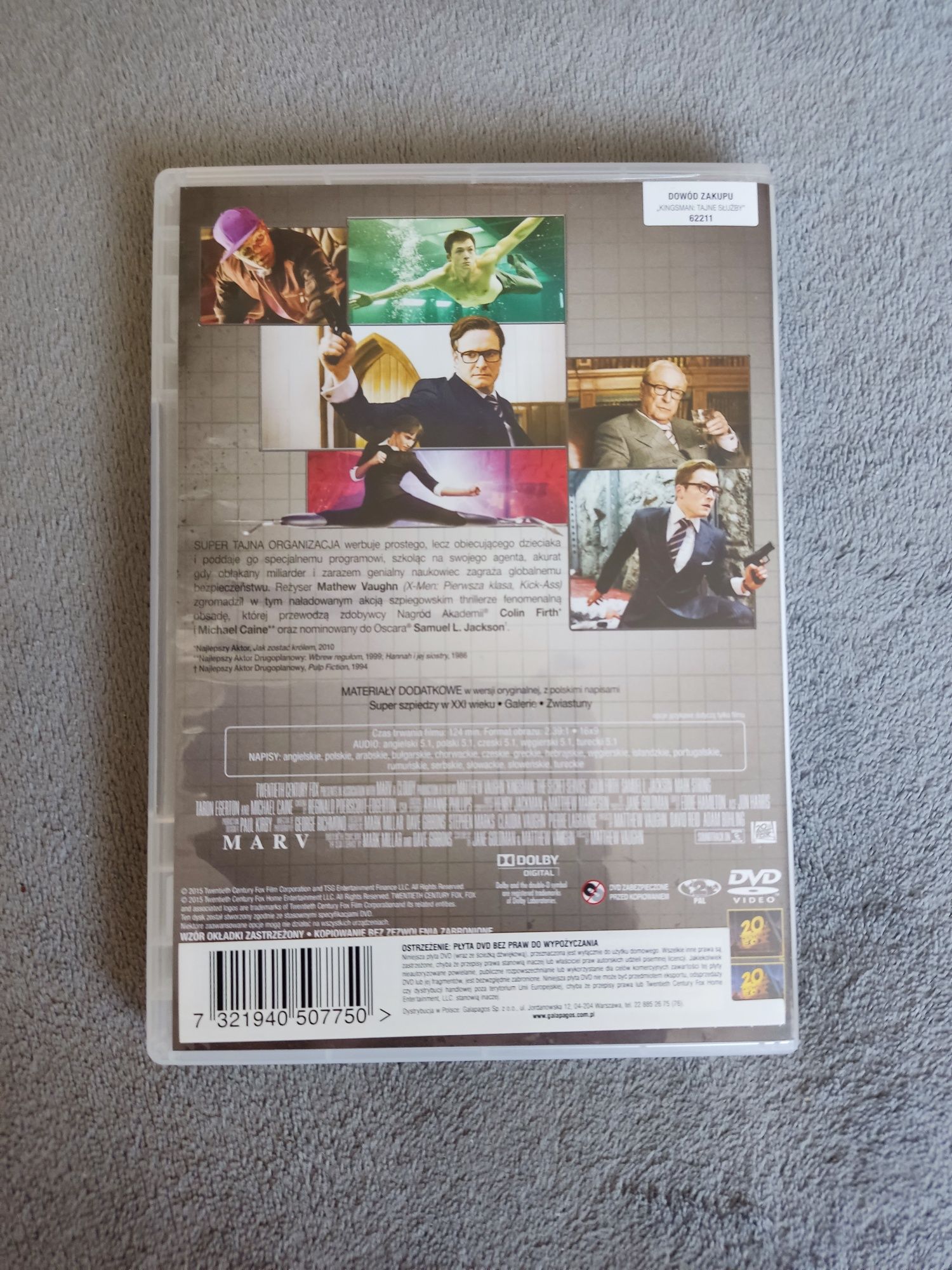 Film DVD Kingsman Tajne Służby