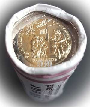 Eslováquia - 2€ Rolo de moeda Universidade Istropolitana