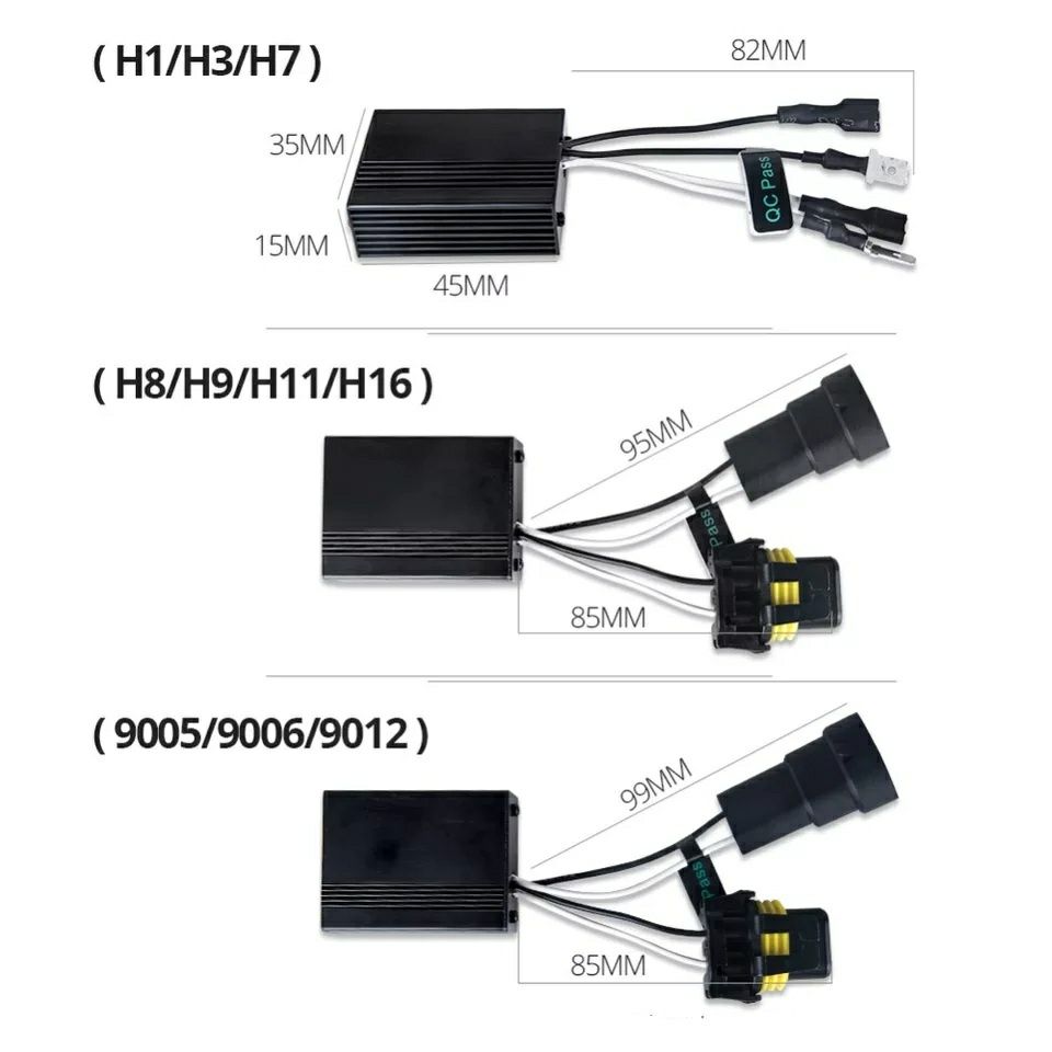 Decoder Canbus para Led H1 H7 H11 HB3 HB4 HIR2 H8 H9 H3