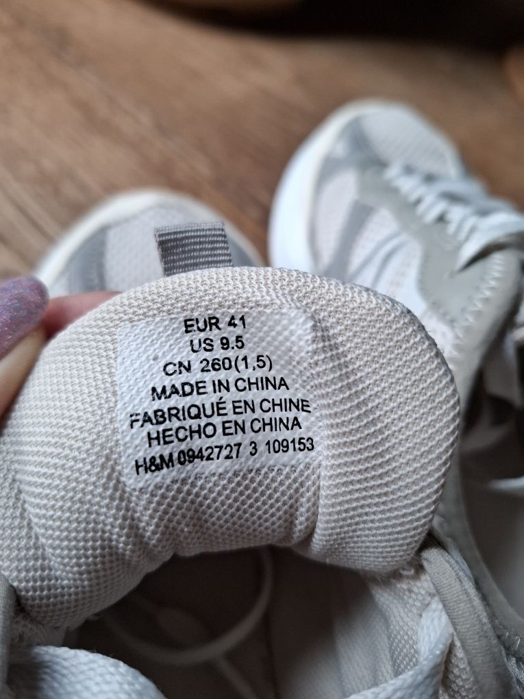 Sportowe buty sneakersy 41 H&M