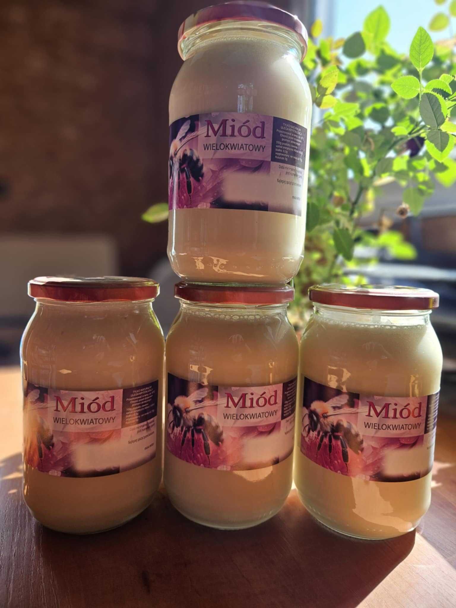 Miód wielokwiatowy 0,9 l / 1,2 kg