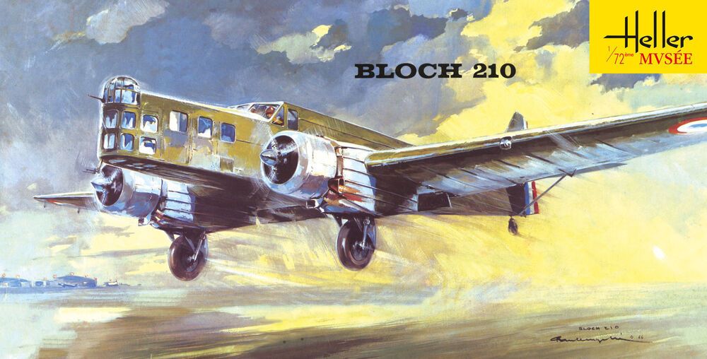 Heller 80397 samolot Bloch 210 model do sklejania