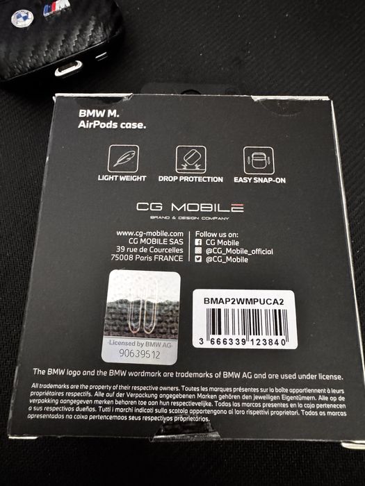 Чохол BMW M Performance для AirPods Pro 2 | Оригінал, ліцензія