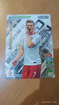 Karta limited edition XXL road to euro 2020 Milik Polska